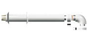 Kit coassiale ariston orizzontale 100 cm
