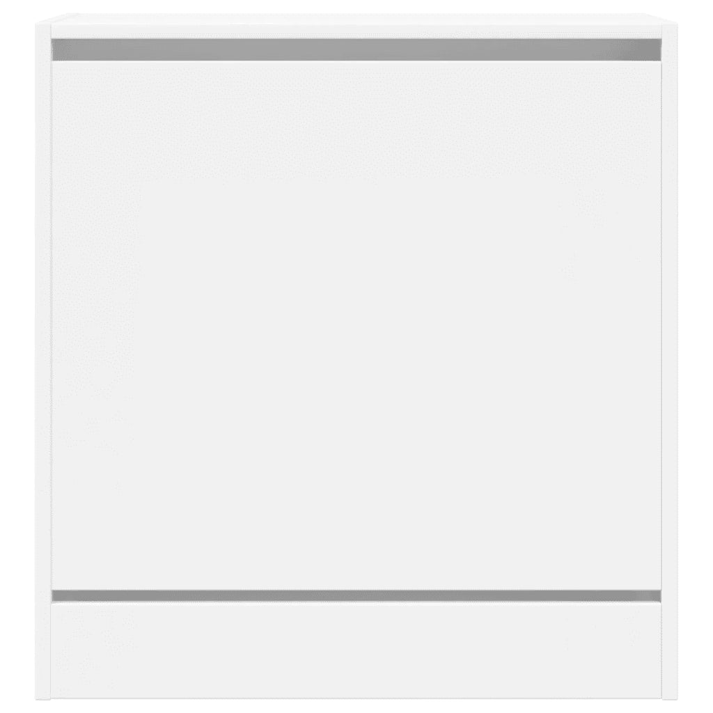 Scarpiera-Scaffale per scarpe Bianca 60x34x63,5 cm in Legno Multistrato