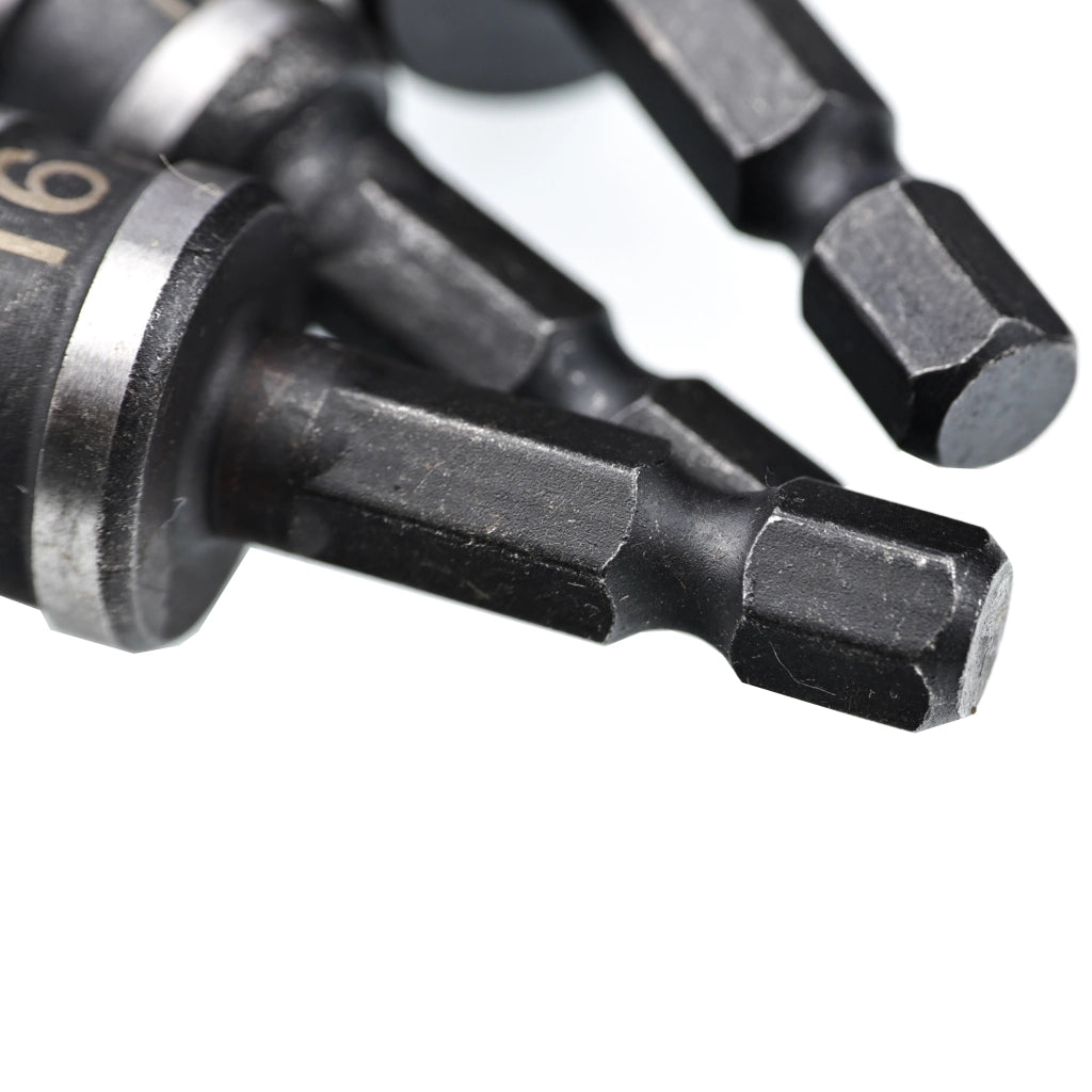 Set di Svasatori Rosfix 12, 16, 19 mm – Acciaio Inossidabile | Compatibile con Trapani Avvitatori | Precisione e Durata