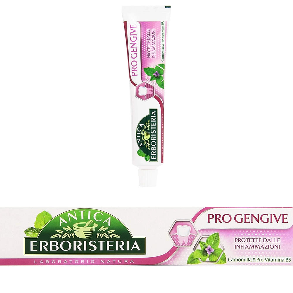 Multipack da 6 dentifrici antica erboristeria pro gengive confezioni da 75 ml ciascuna