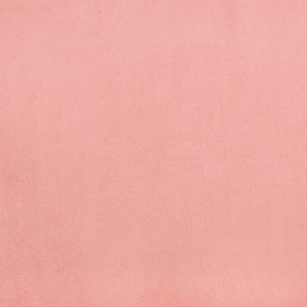 Panca rosa 100 x 30 x 30 cm velluto 02_0010681