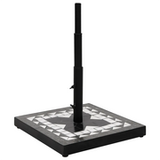 Base per Ombrellone Nero e Bianco Quadrata 12 kg CFW4601056
