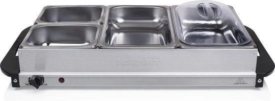 Servizio da Buffet 2 x 2,4 L + 2 x 1 L capacità Funzione di conservazione al caldo Argento