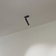 Spot Contemporaneo Bambù Metallo Nero Led 10W 3000K