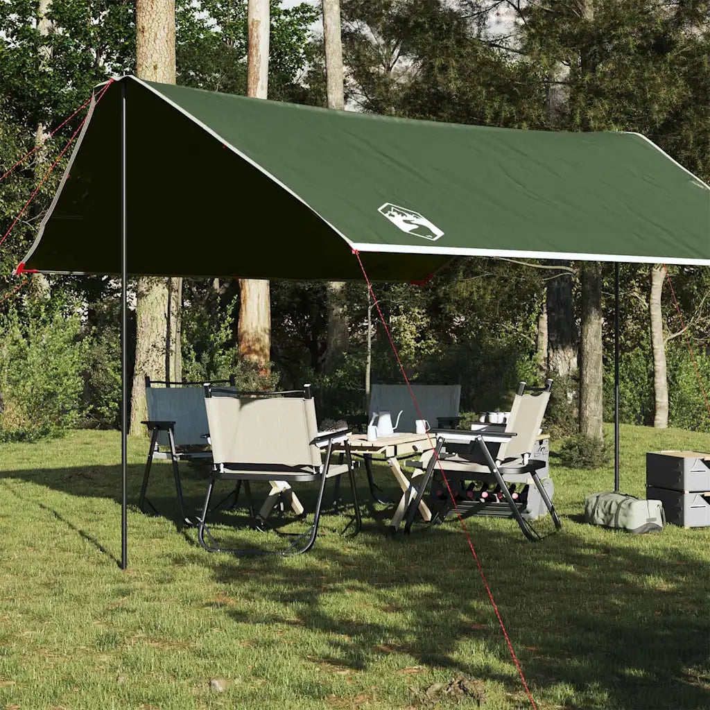 Telone da campeggio | Tenda da campo Verde 430x380x210 cm Impermeabile