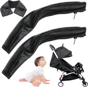Accessorio per passeggino Handset Cover - Copertura PU Pelle - Manubrio Universale - 2 Pezzi - Per la maggior parte dei passeggini.