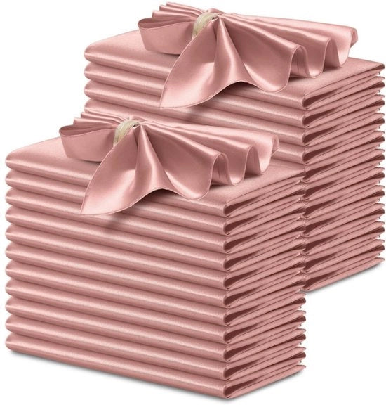 Serviette per ristoranti - confezione da 24, riutilizzabile, morbida e confortevole - adatta per tutti gli eventi, Oro, 30x30cm