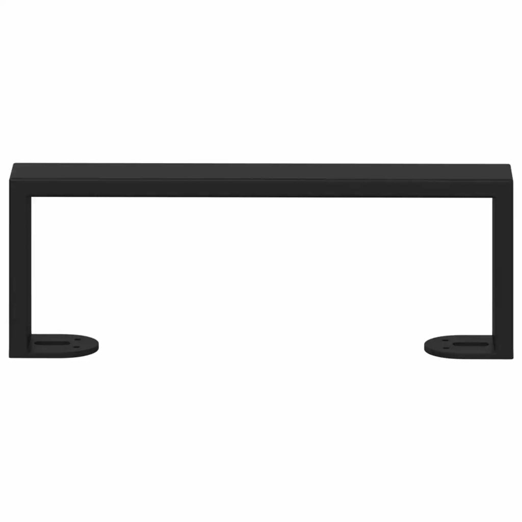 Piedini per mobili 12 pcs Nero 281 x 40,5 x 100 mm Ferro 864805