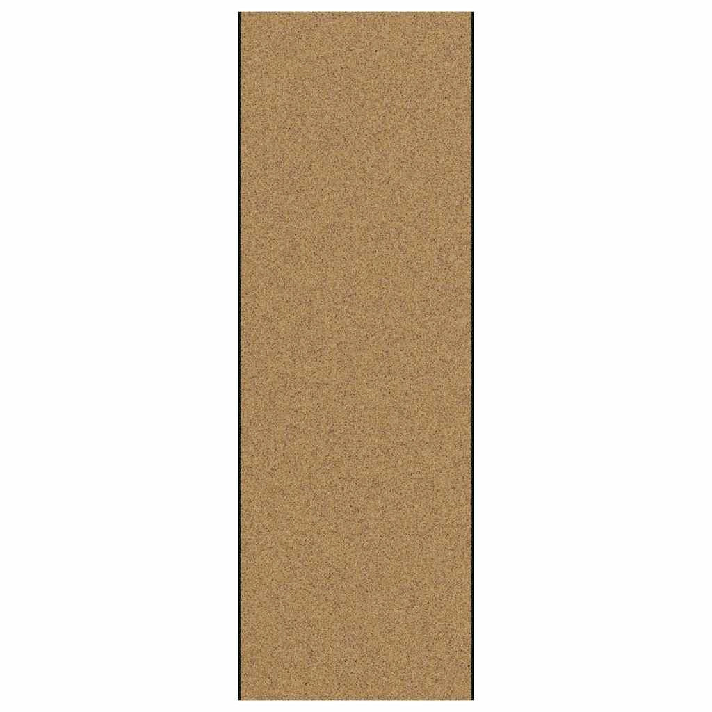 Zerbino d'ingresso moderno rettangolare per interni/esterni 120 x 350 cm elegante antiscivolo in poliammide color crema 02_0057957