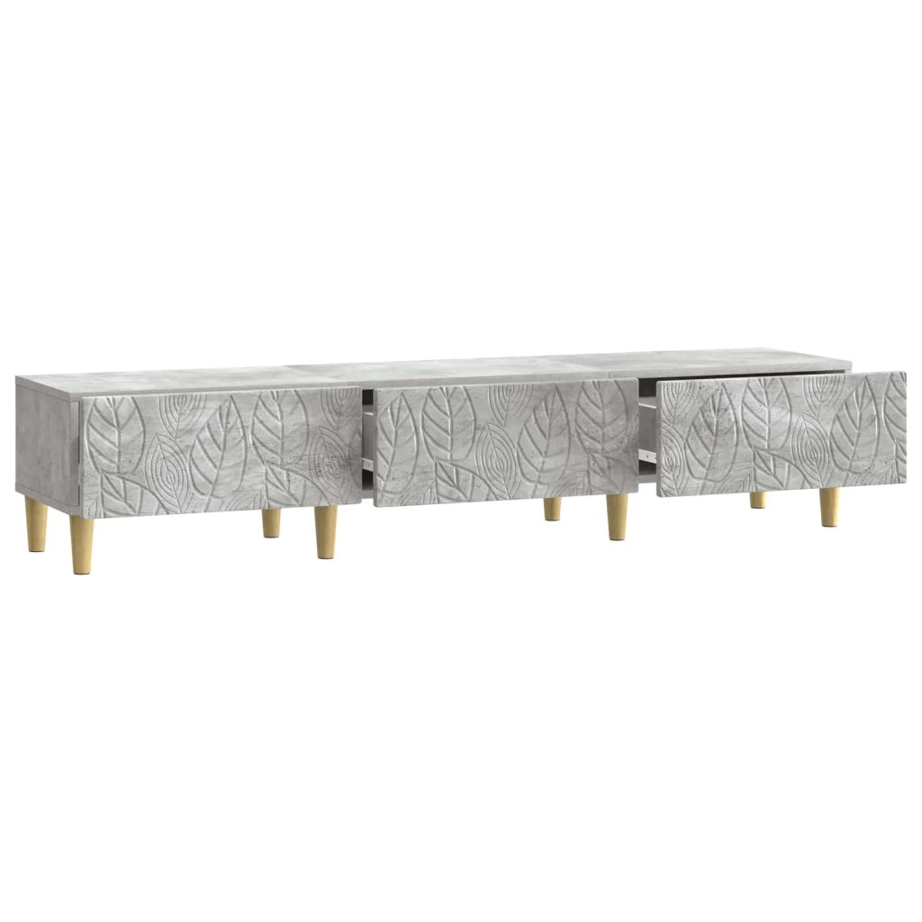 Mobile TV-Credenza per TV 147 x 34,5 x 30 cm Grigio Cemento