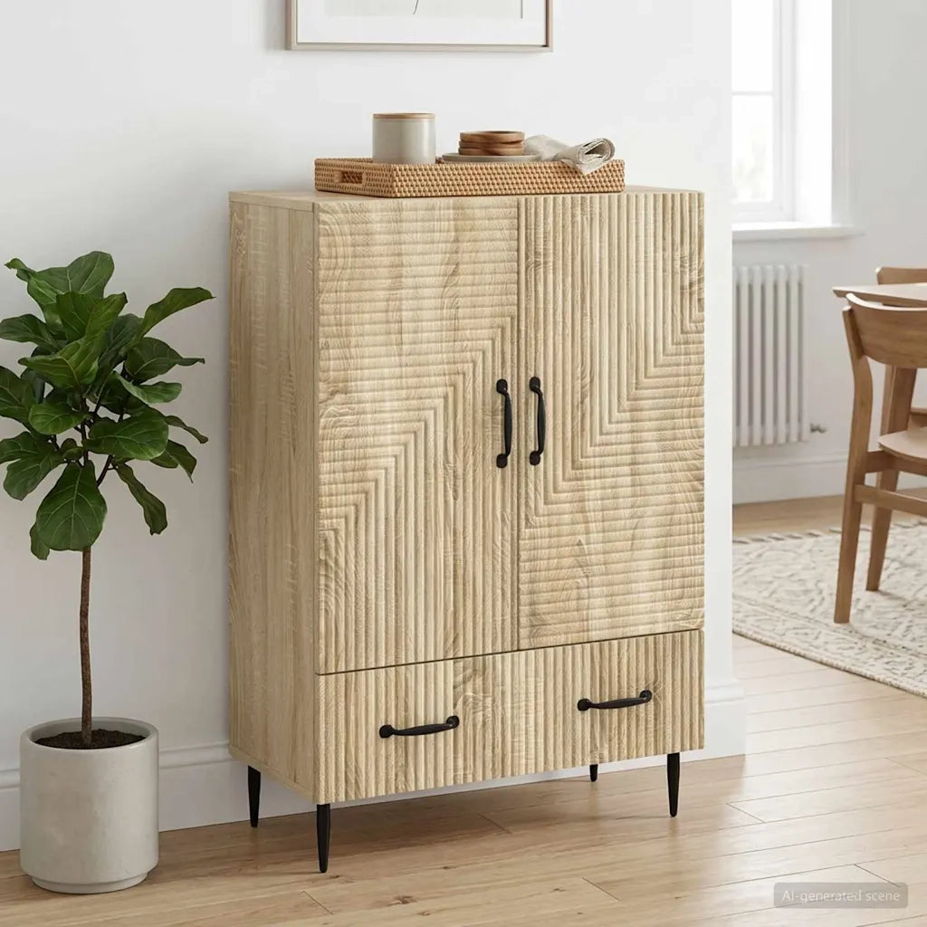 Credenza Rovere Sonoma 66 x 34,5 x 95 cm Legno ingegnerizzato 894897