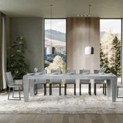 Tavolo allungabile 180/284x90 cm Spimbo Premium colore cemento