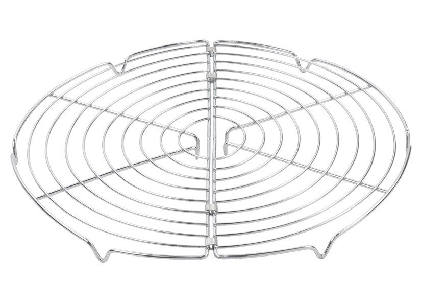 Griglia per Torte Pieghevole in Acciaio Decorare e Raffreddare 30 cm