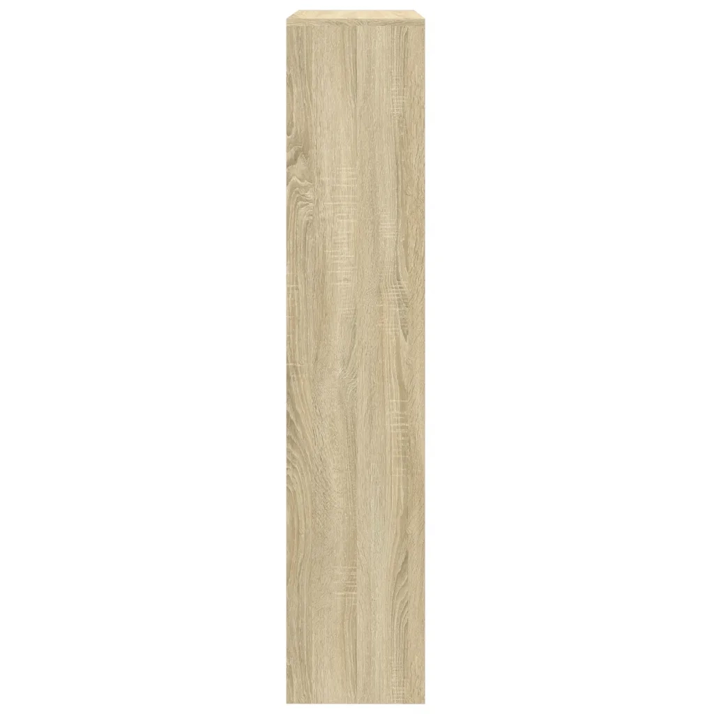 Libreria 4 Ripiani-Scaffale per Libri-Mobile di Stoccaggio Rovere Sonoma 143,5x29x143,5 cm Truciolato