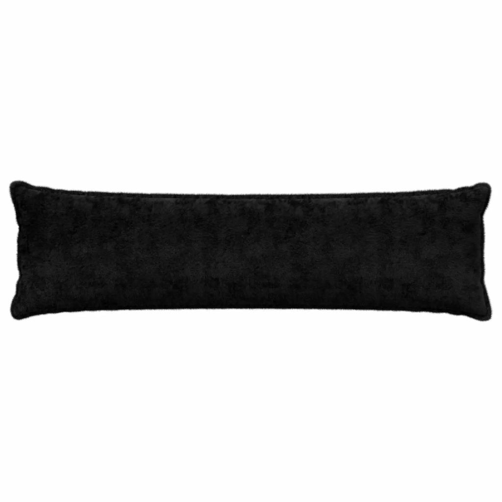 Federa 2 pz HOUTEN Nero 40 x 145 cm Pelliccia di Coniglio Finta 917401