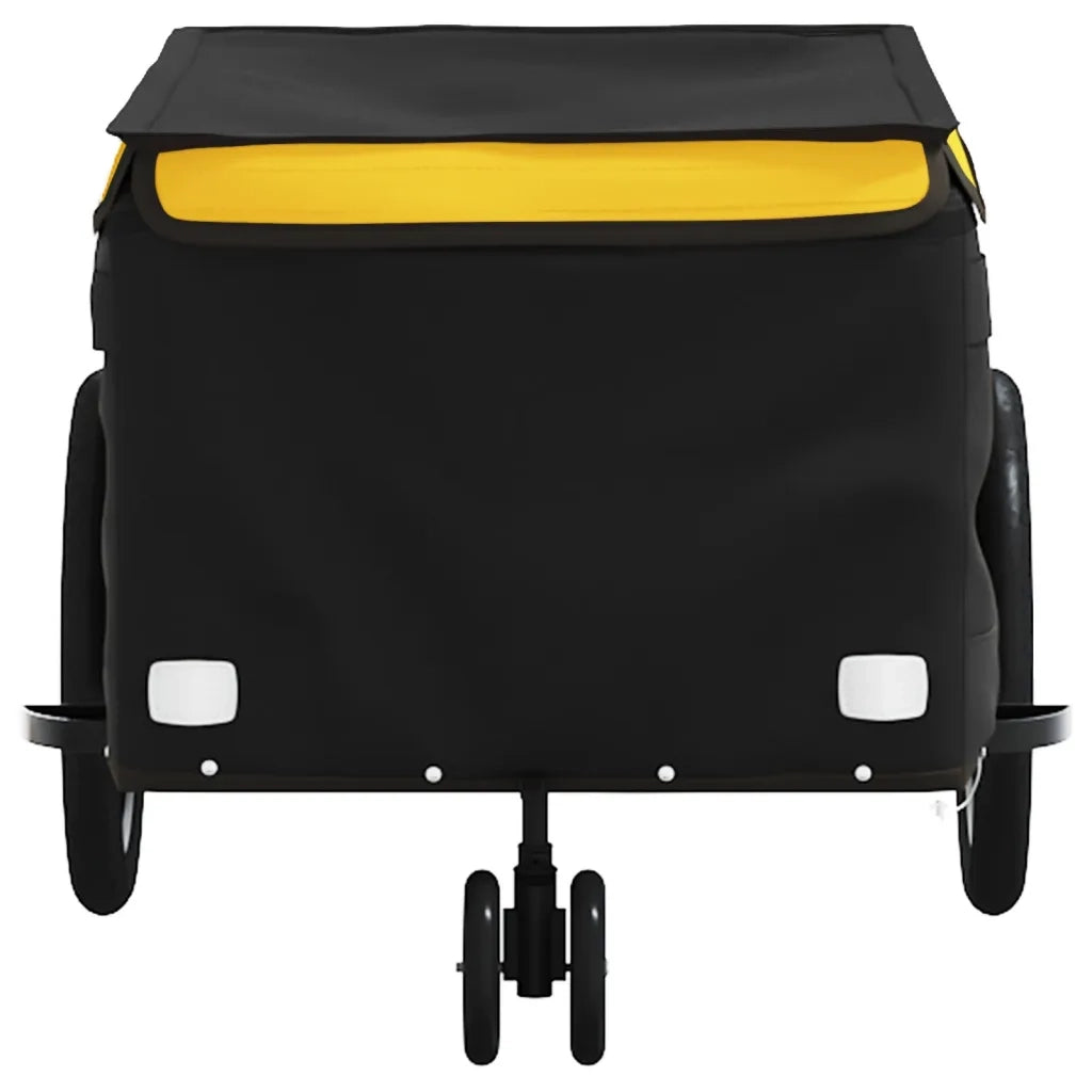 Rimorchio da Bici Nero e Giallo 30 kg in Ferro CFW8446296