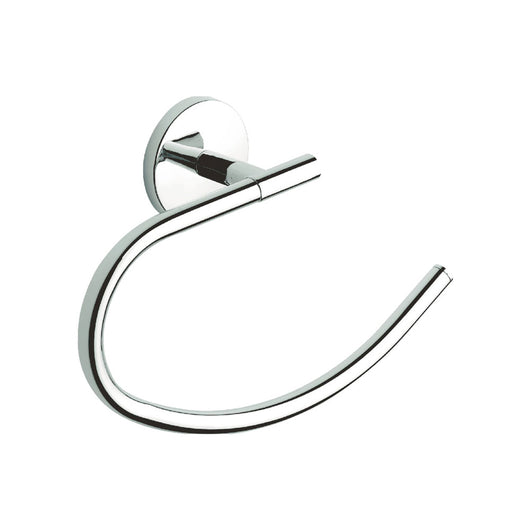Anello Portasciugamani Bagno Moderno in Acciaio One Duo Cromo