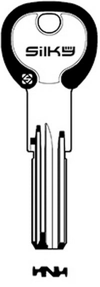 chiavi silky punzonate art.ie26dz gr.50 cod:ferx.3360