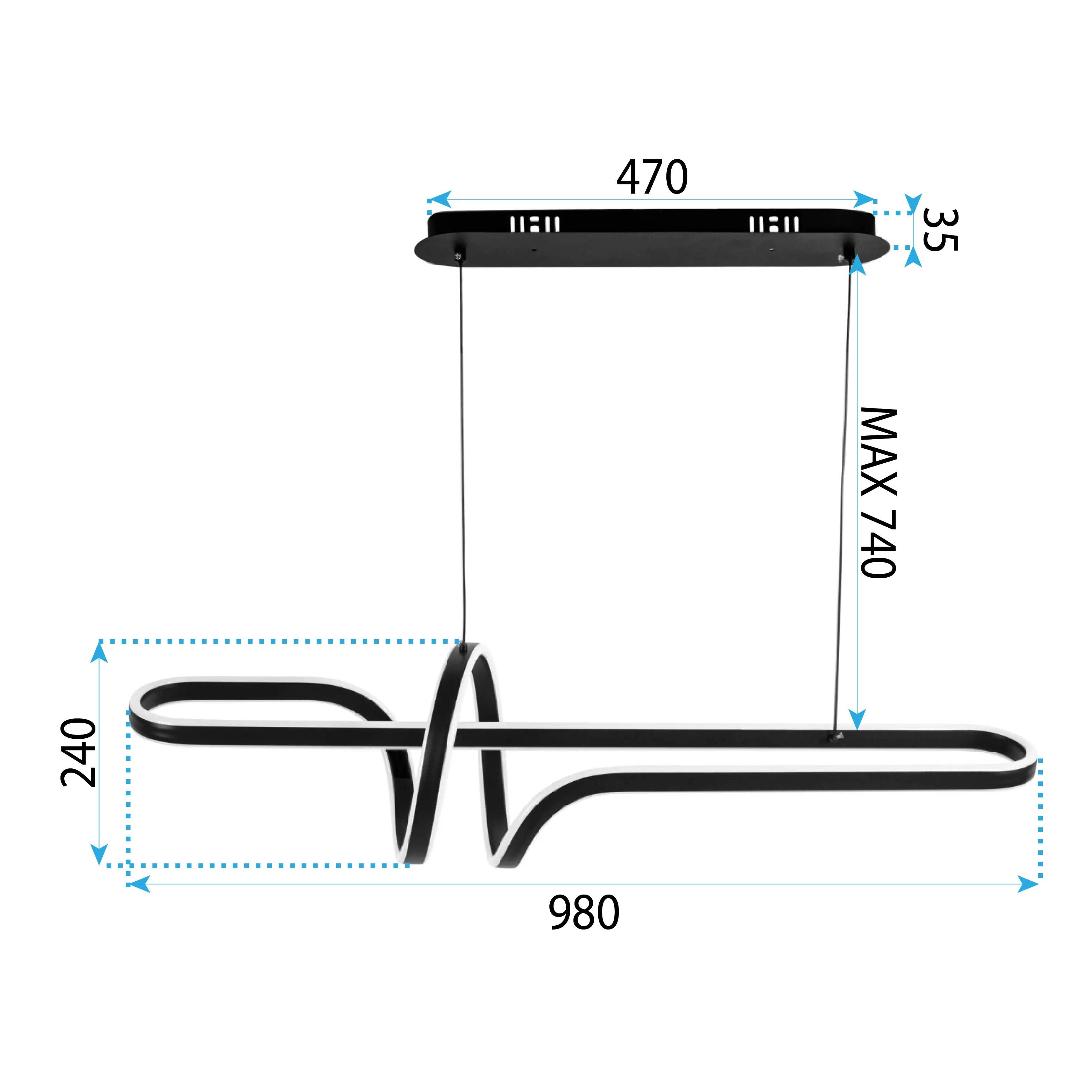 Lampada Led G038-cp Black