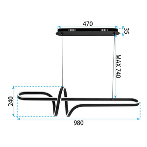 Lampada Led G038-cp Black