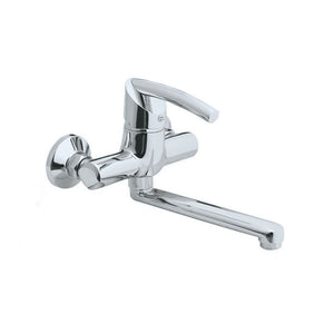 Miscelatore a parete per lavello cromato - Serie Fly