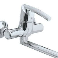 Miscelatore a parete per lavello cromato - Serie Fly