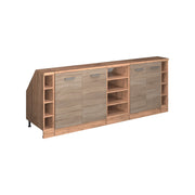 Mobile cucina sottotetto R-Line Sonoma/Rovere dorato 210 cm Set di 5 carcasse armadio profondità 60 cm Vicco
