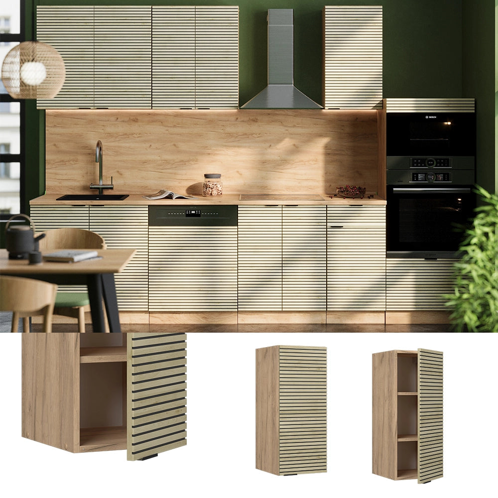 Vicco Pensile da cucina Pannello in quercia 30 cm