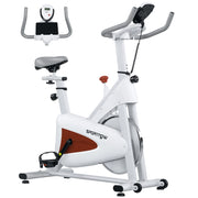 Cyclette Silenziosa da Casa ¨C Xylo ¨C Monitor LCD, Resistenza Regolabile, Bianco
