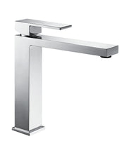 Miscelatore lavabo alto squadrato