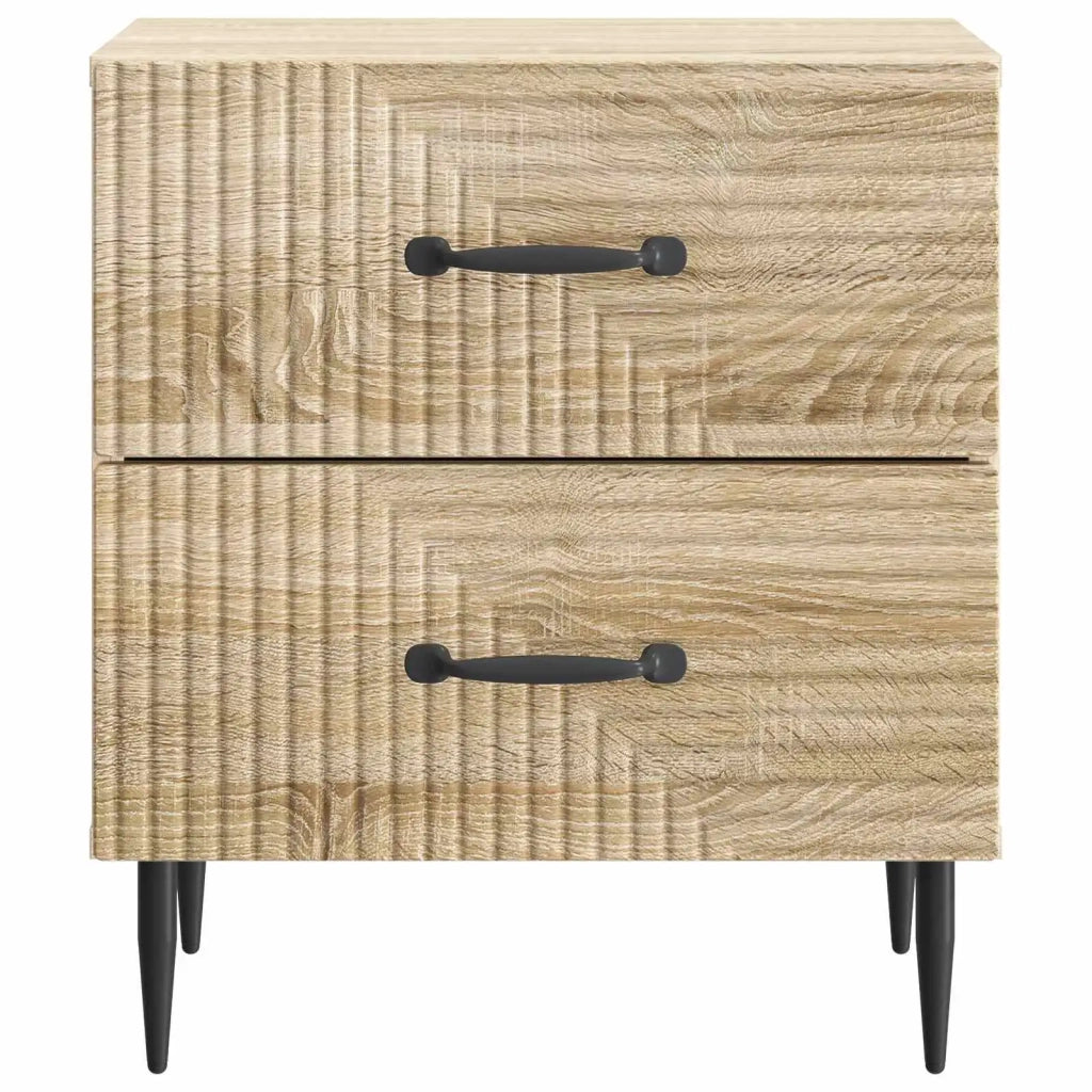 Armadio da Notte 2 pcs Rovere Sonoma 43 x 34,5 x 47,5 cm 894760