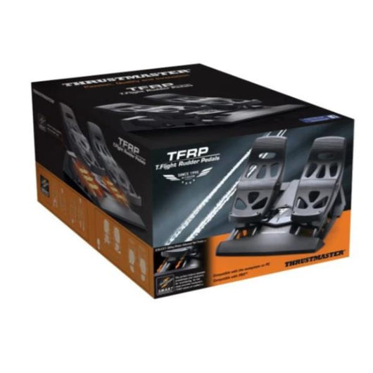 Pedaliera simulatore volo t flight rudder pedals black 2960764