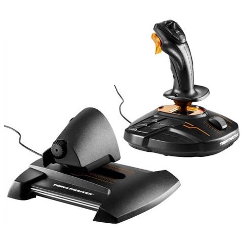 Thrustmaster t.16000m fcs flight pack joystick mac,pc analogico/digitale usb nero - 2960782