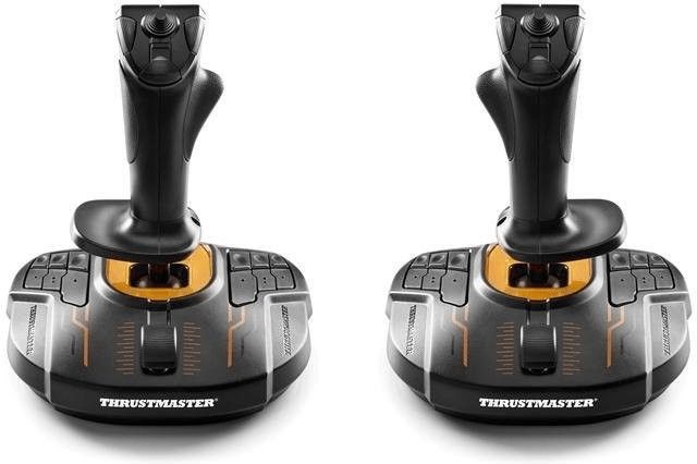 Thrustmaster t.16000m fcs space sim duo joystick pc analogico/digitale usb nero, arancione - 2960815