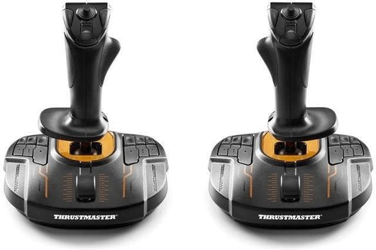 Thrustmaster t.16000m fcs space sim duo joystick pc analogico/digitale usb nero, arancione - 2960815