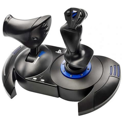 Thrustmaster t.flight hotas 4 joystick pc,playstation 4 digitale usb 2.0 nero, blu - 4160664
