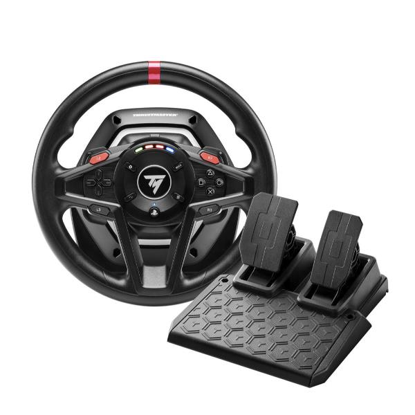 Volante e pedaliera simulatore guida thrustmaster 4160781 t128 black