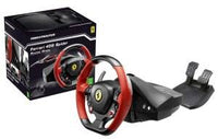 Thrustmaster ferrari 458 spider sterzo + pedali xbox one nero, rosso - 4460105
