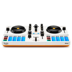 Controller disc jockey hercules djcontrol mix ultra white - 3362934746421