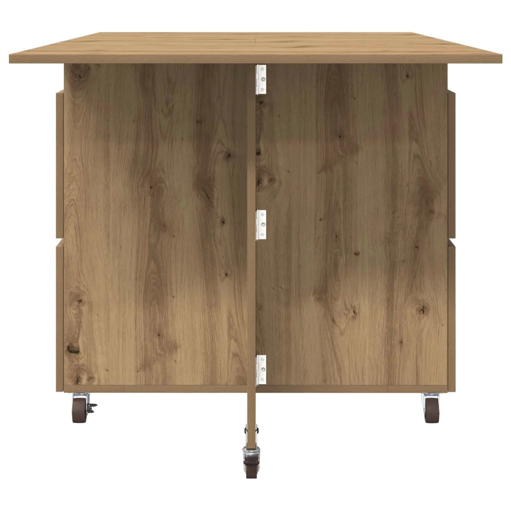 Tavolo da Pranzo 2 pcs 140 x 80 x 77 cm Legno ingegnerizzato 3424939