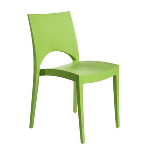 Sedia in polipropilene Paris colore Verde mela