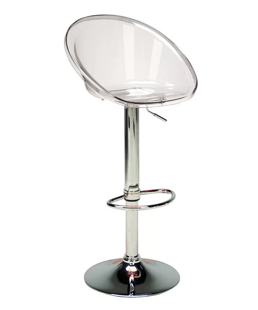 Sgabello Sphere policarbonato a gas - Trasparente