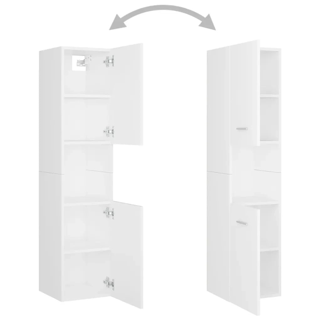 Set Mobili da Bagno Bianco in Truciolato cod mxl 60874