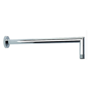 Braccio Doccia per Soffione da Parete 34 cm in Acciaio Squadrato Bagno Elements