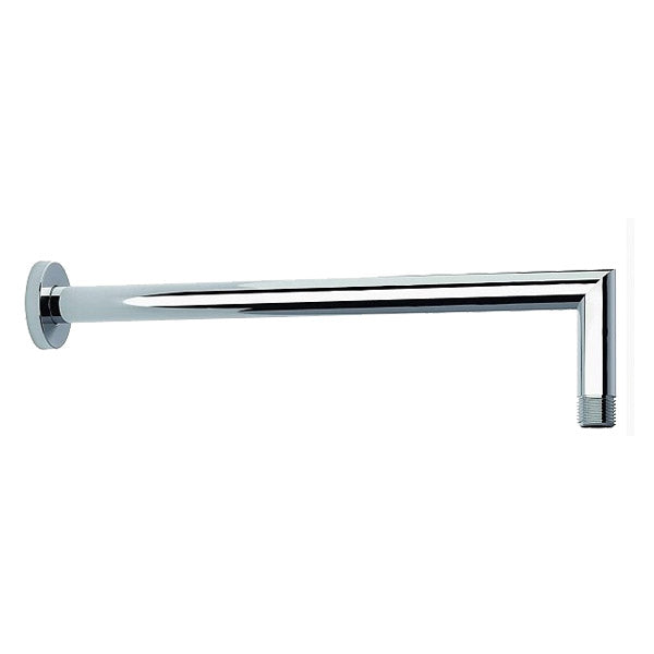 Braccio Doccia per Soffione da Parete 34 cm in Acciaio Squadrato Bagno Elements