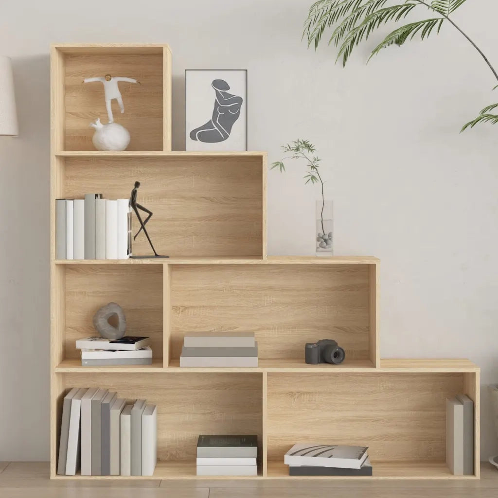 Libreria/Divisorio Rovere Sonoma 155x24x160cm Legno Multistrato 800660