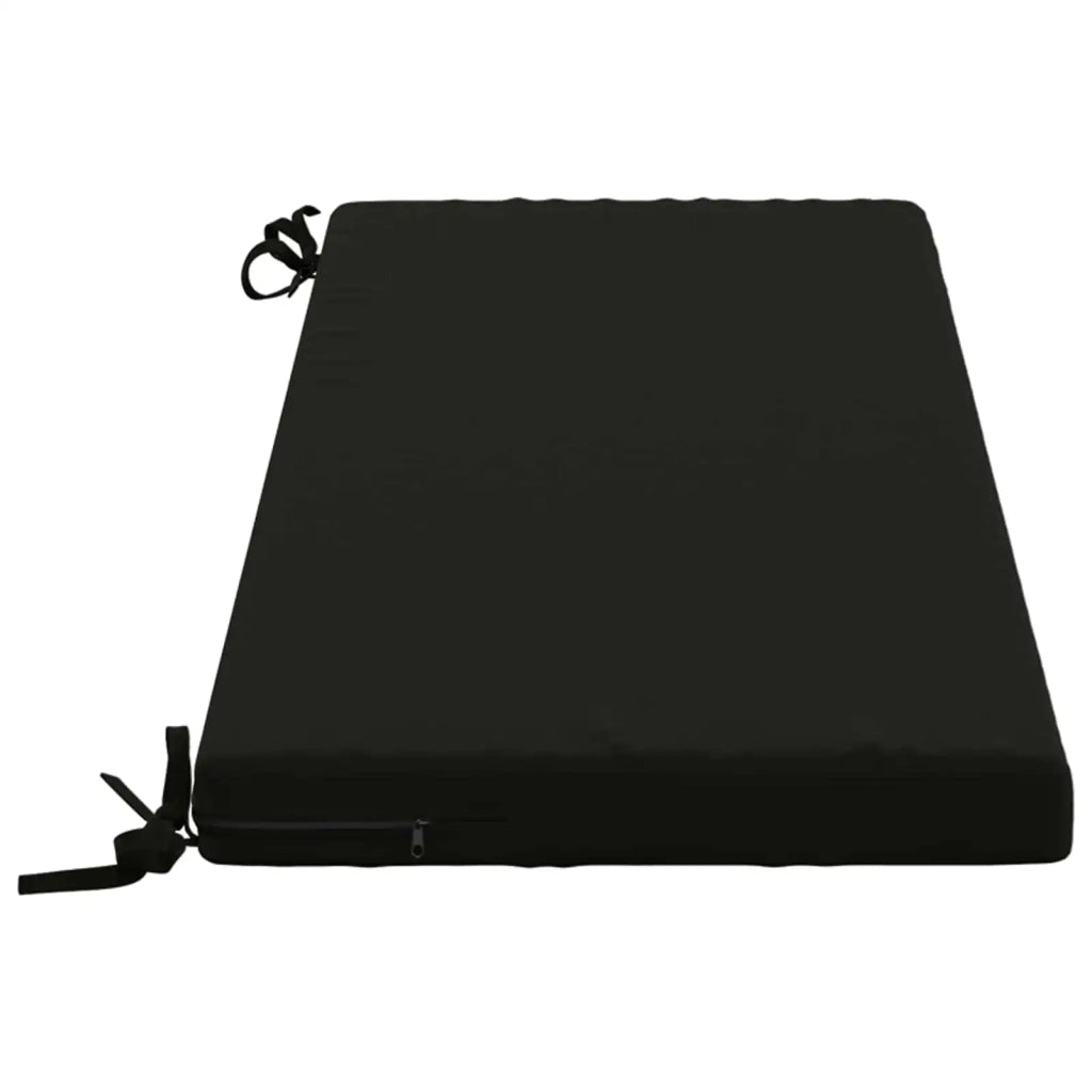 Cuscini per Panchina a 2 Pezzi SOEST 2 pz 100% Poliestere Nero 948763
