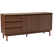 Tavolo buffet in legno scuro 160cm SARAH