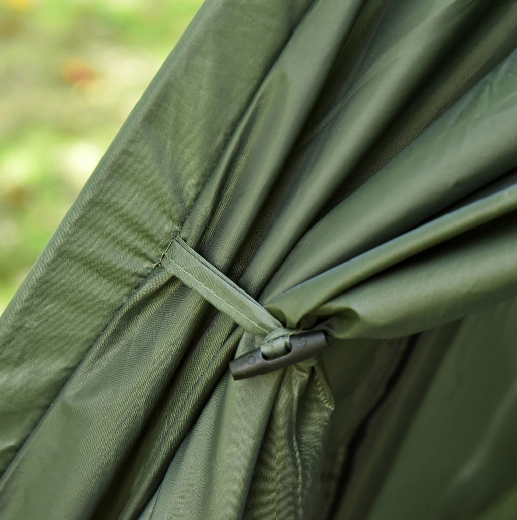 Set da campeggio rialzato 2 posti con tenda e materasso