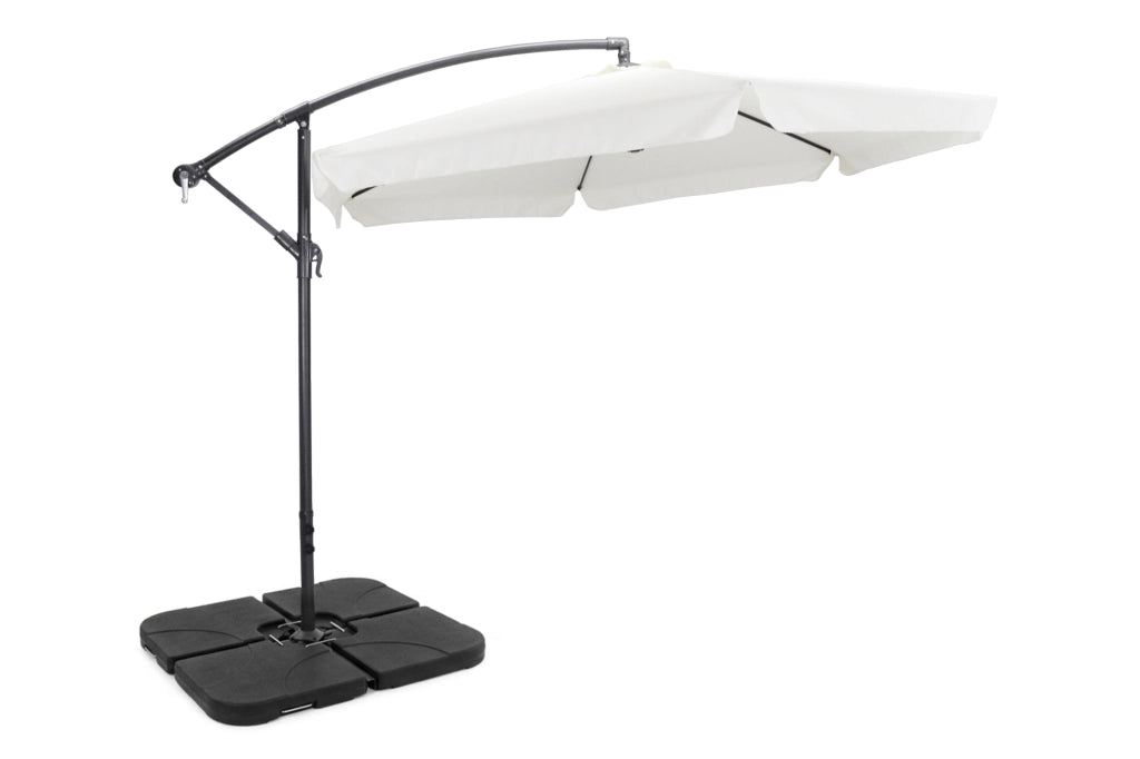 Ombrellone da giardino rotondo Ø 3 mt a braccio decentrato mod. Maracaibo OB11MAPAC